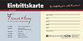 Eintrittskarte "Frauentag" Rückseite