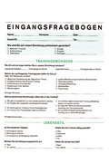 Eingangsfragebogen Vorderseite