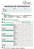 Trainingsplan Vorderseite
