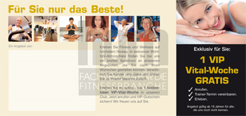 Gutschein, Rückseite