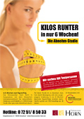 Plakat 

Kilos runter