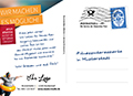 Postkarte zur Verteilung