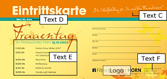 Eintrittskarte, RÃ¼ckseite