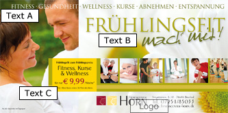 XXL Karte, Vorderseite