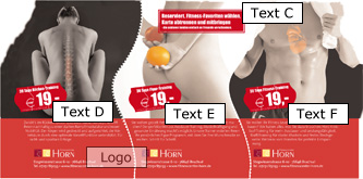 XXL Karte, RÃ¼ckseite