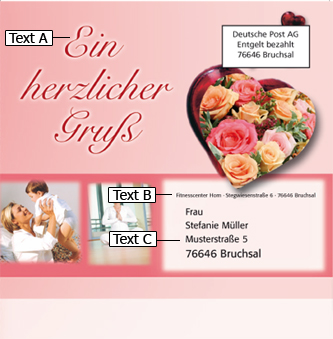 Klappkarte Vorderseite