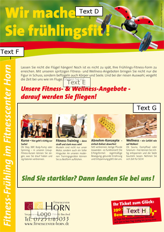 Flyer DIN A5, RÃ¼ckseite