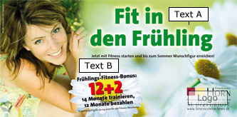 XXL-Karte, Vorderseite