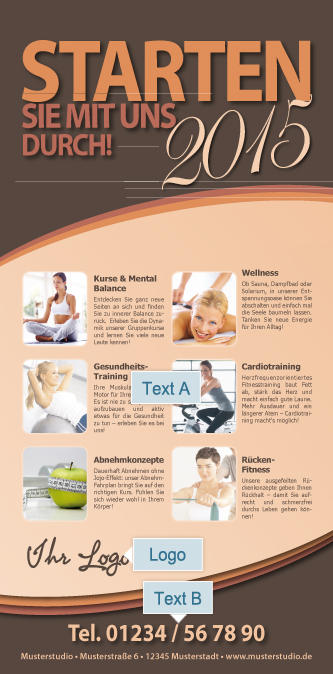 XXL-Karte RÃ¼ckseite