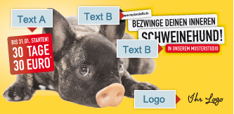 XXL-Karte Vorderseite