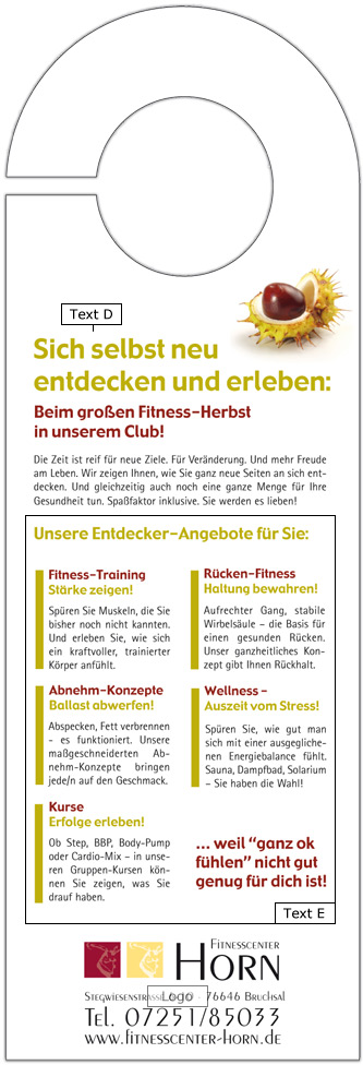 Door-Cards - RÃ¼ckseite